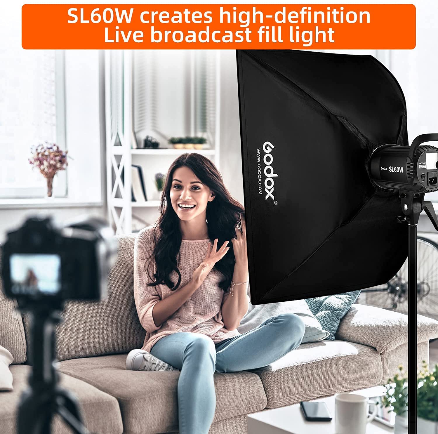 Amazon | 【Godox正規代理店＆技適マーク】GODOX SL60W LEDスタジオ