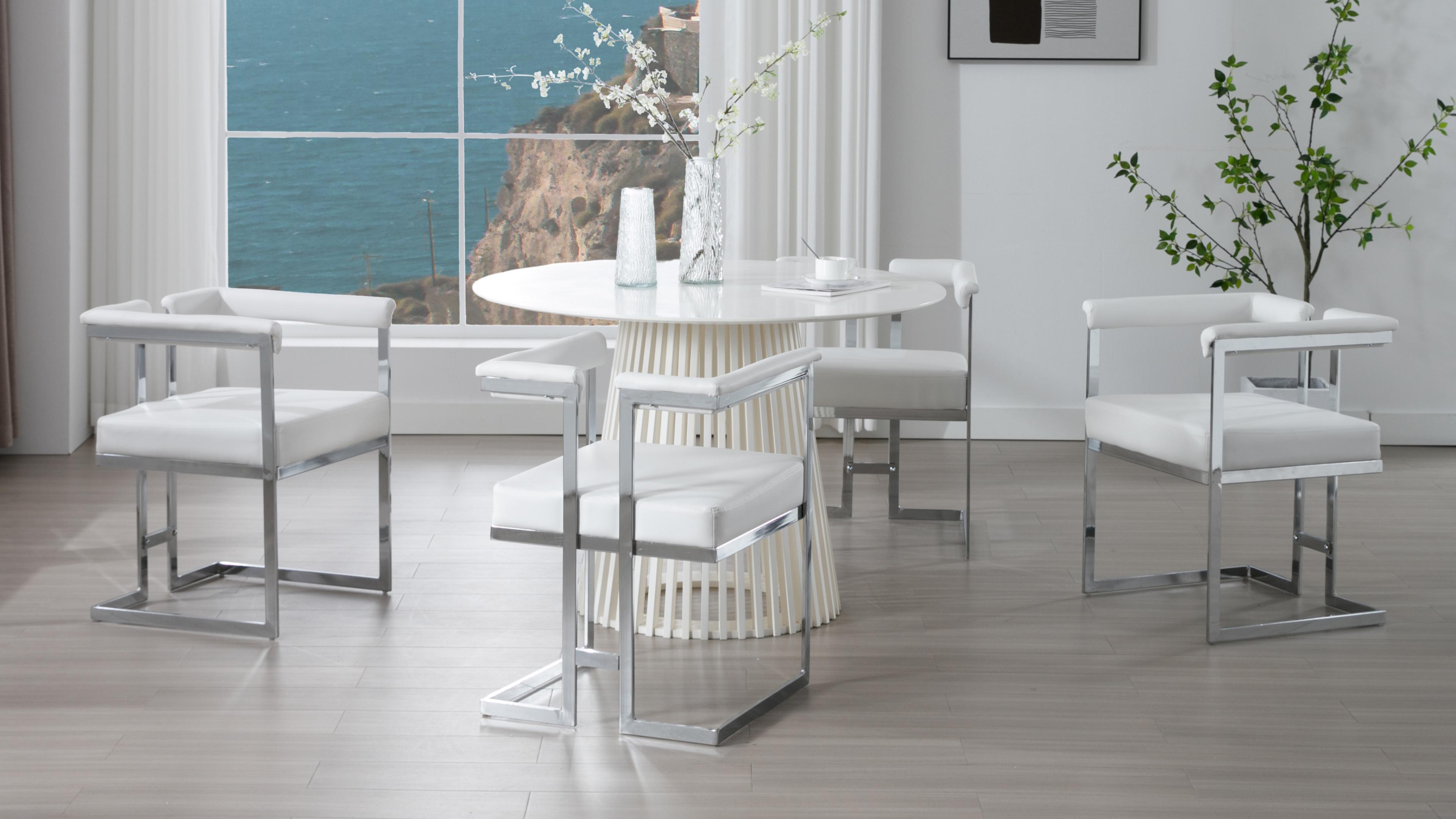 Amazon.com - HEAH-YO Modern Barrel Dining Chairs Set of 2, Velvet