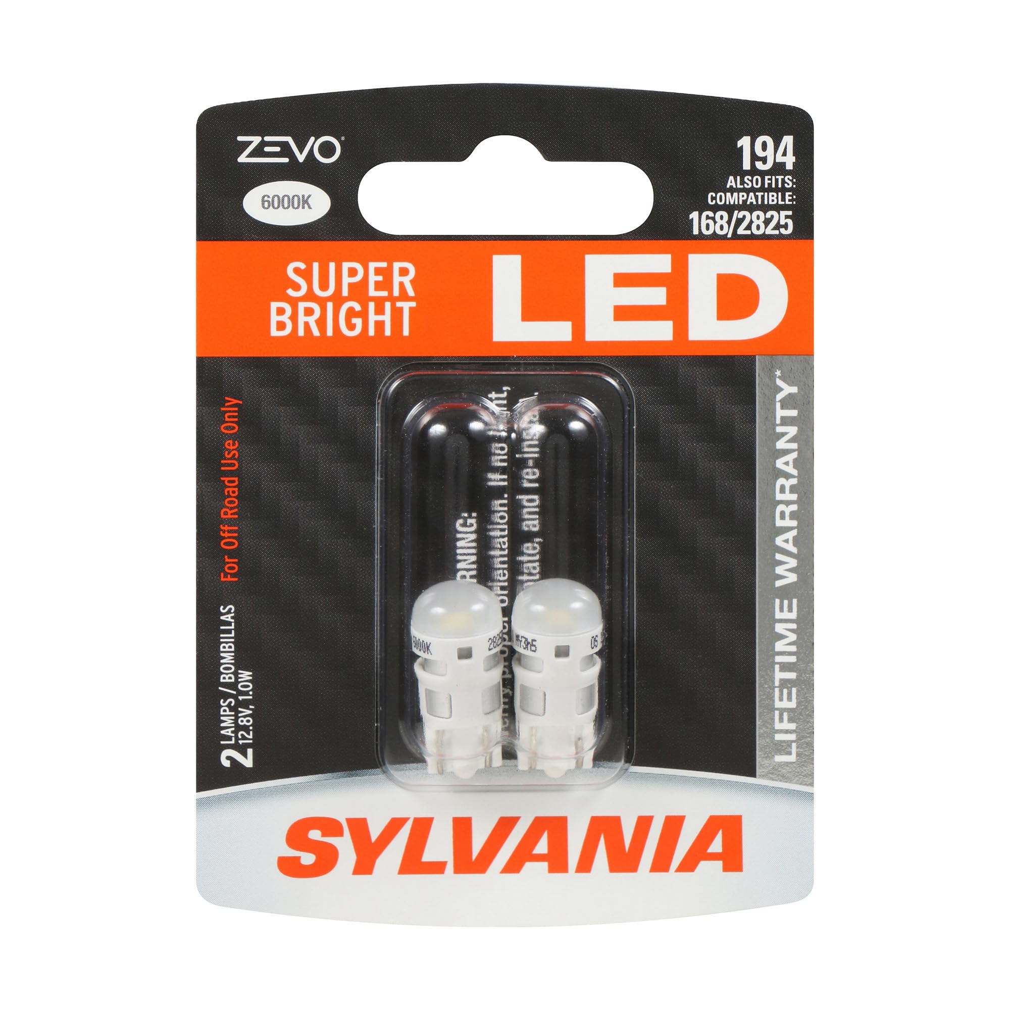 SYLVANIA 194 T10 W5W ZEVO LED