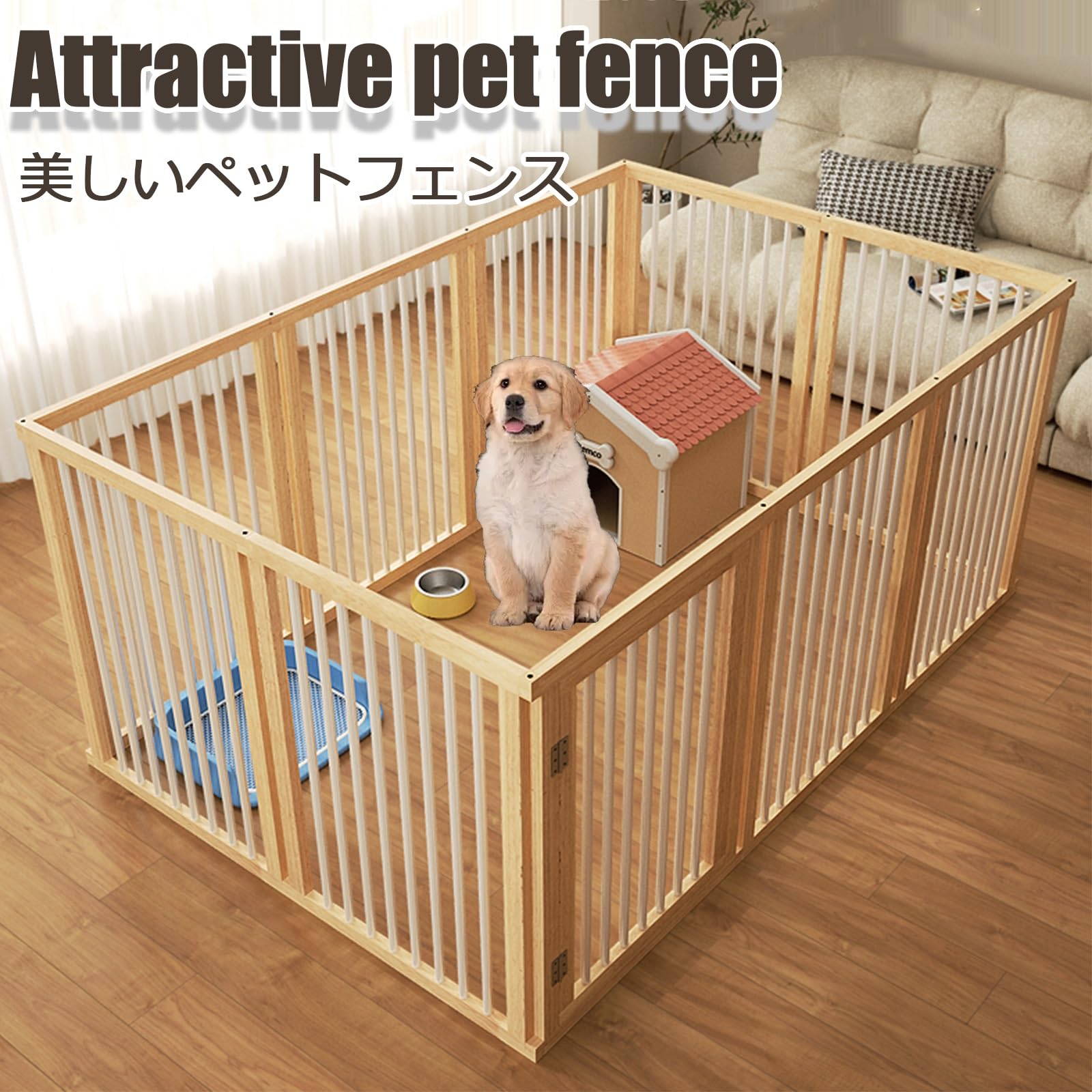 Recinto Recinzione Per Cani Recinto Per Cuccioli Recinto Per Cani Pieghevole Recinto Per Cani Da Interno Recinzione Per Cani/Cuccioli Recinzione Per Cuccioli Con Porta(U type 7 pieces,80CM/31