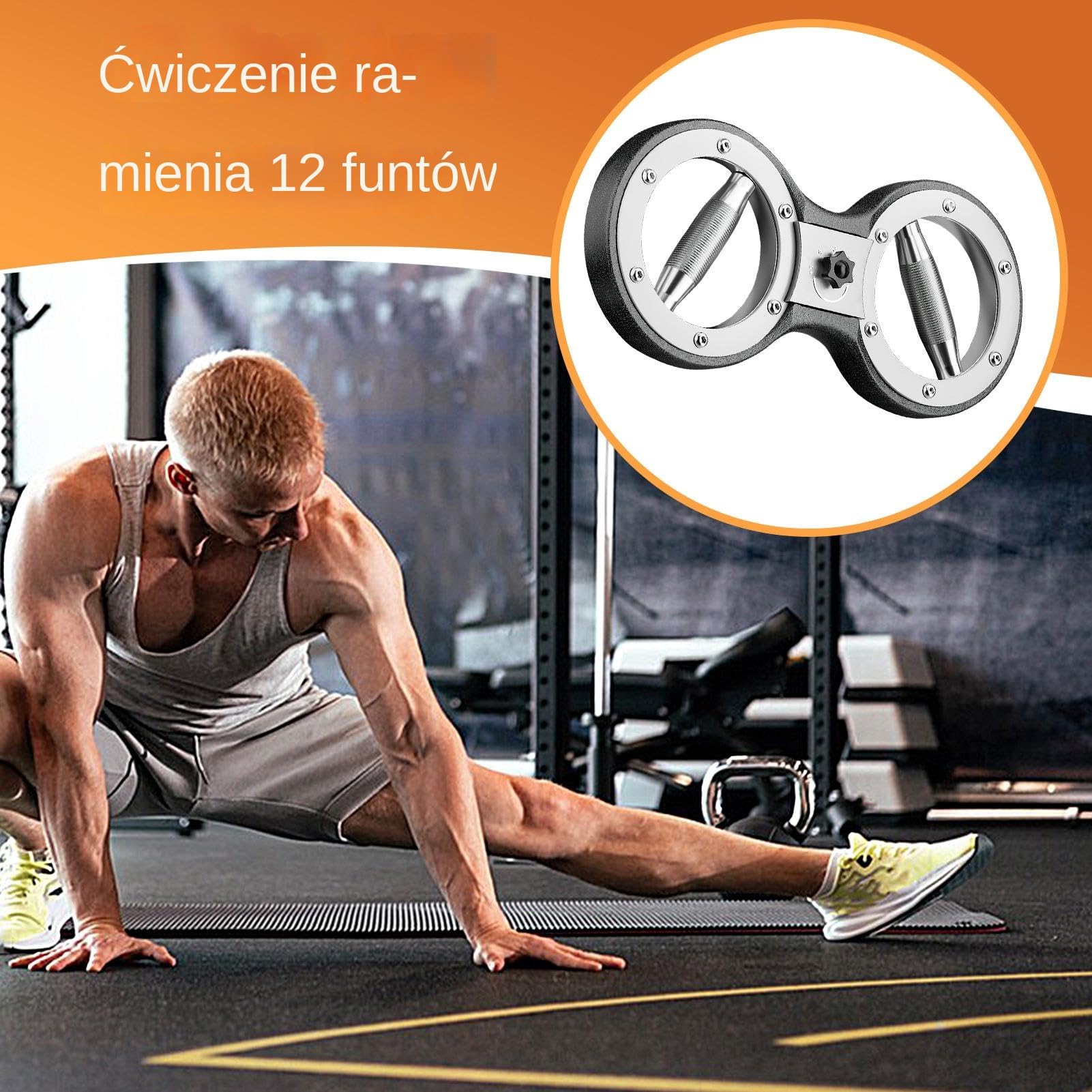 Trenażer Ramion Ściskacz Ręczny, Wzmacniacz Chwytu I Dłoni | 5,44 kg Sprzęt Do Ćwiczeń Ramion Trenażer Chwytu Sprzęt do treningu siłowego Akcesoria do domowej siłowni Fitness mężczyźni