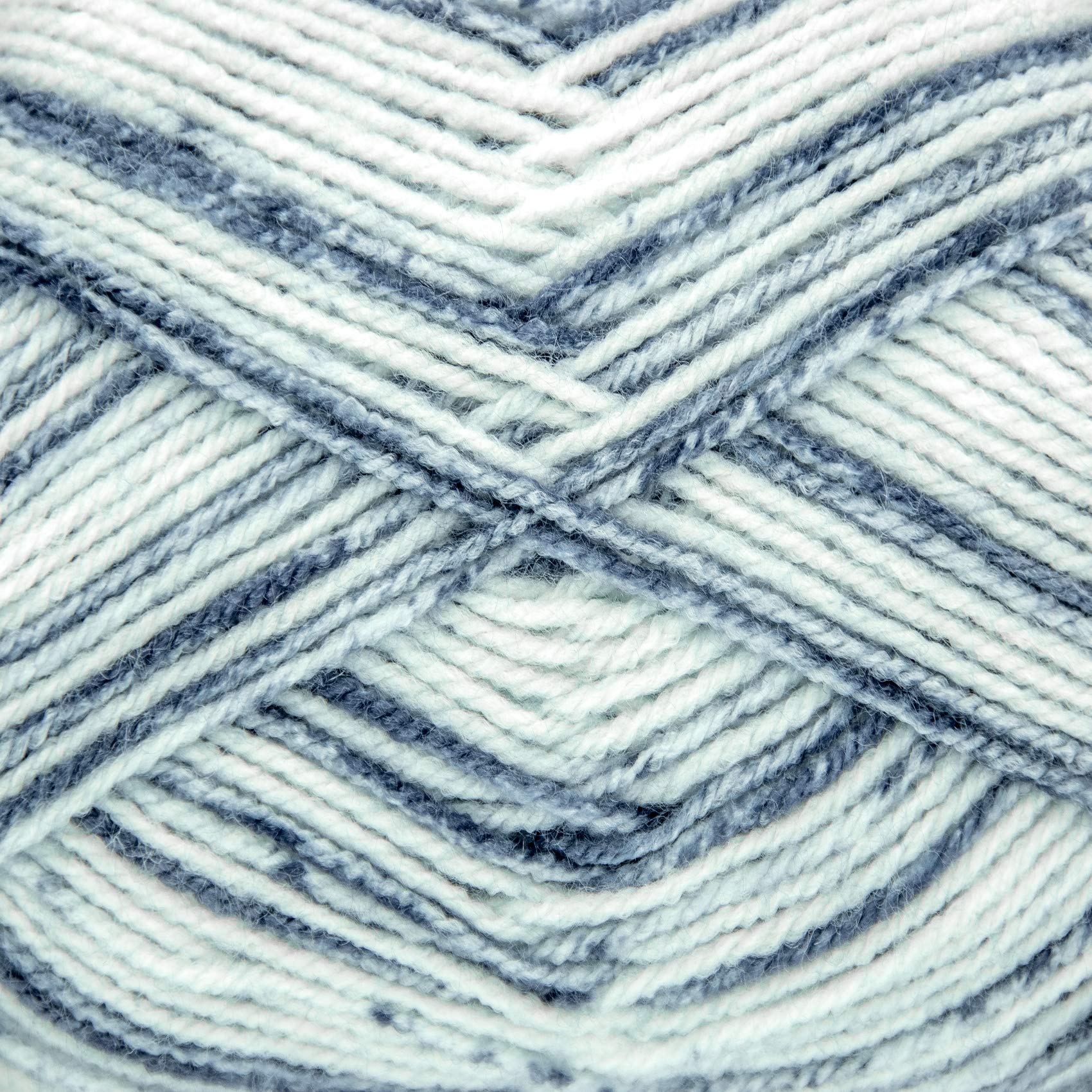 King Cole 1944510 Stripe DK Blue Stripe Yarn - 290M, 100g
