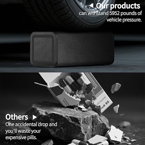 Miniatura 6 de Organizador de pastillas 2 veces al día, Am Pm dos veces al día, pastillero de viaje grande desmontable para 7 días, contenedor semanal de píldoras