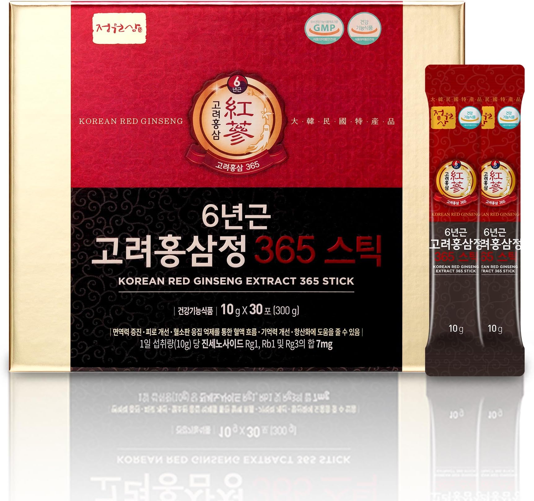 Korea ginseng 6 Years Red Ginseng 365 Stick
