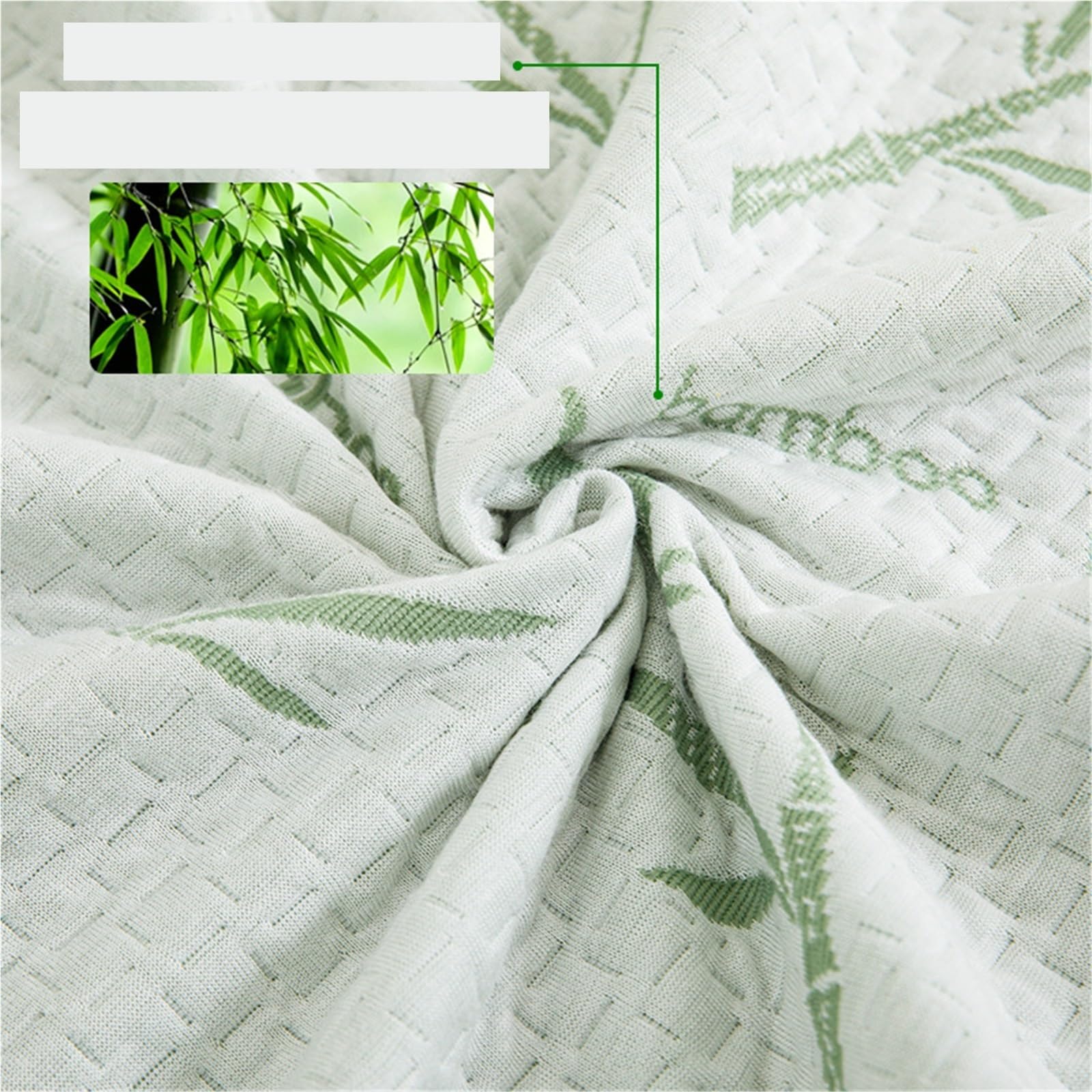 1 Funda de colchón Impermeable (sin Almohada), Ajustable, Transpirable y refrescante para ColchóN(140x190x30cm)