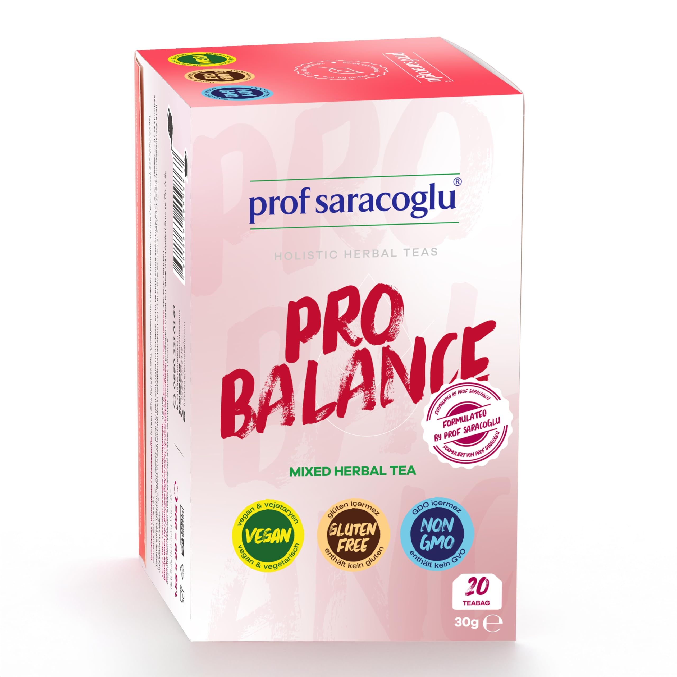 Prof Saracoglu Pro Balance 20'li Karışık Bitki Çayı