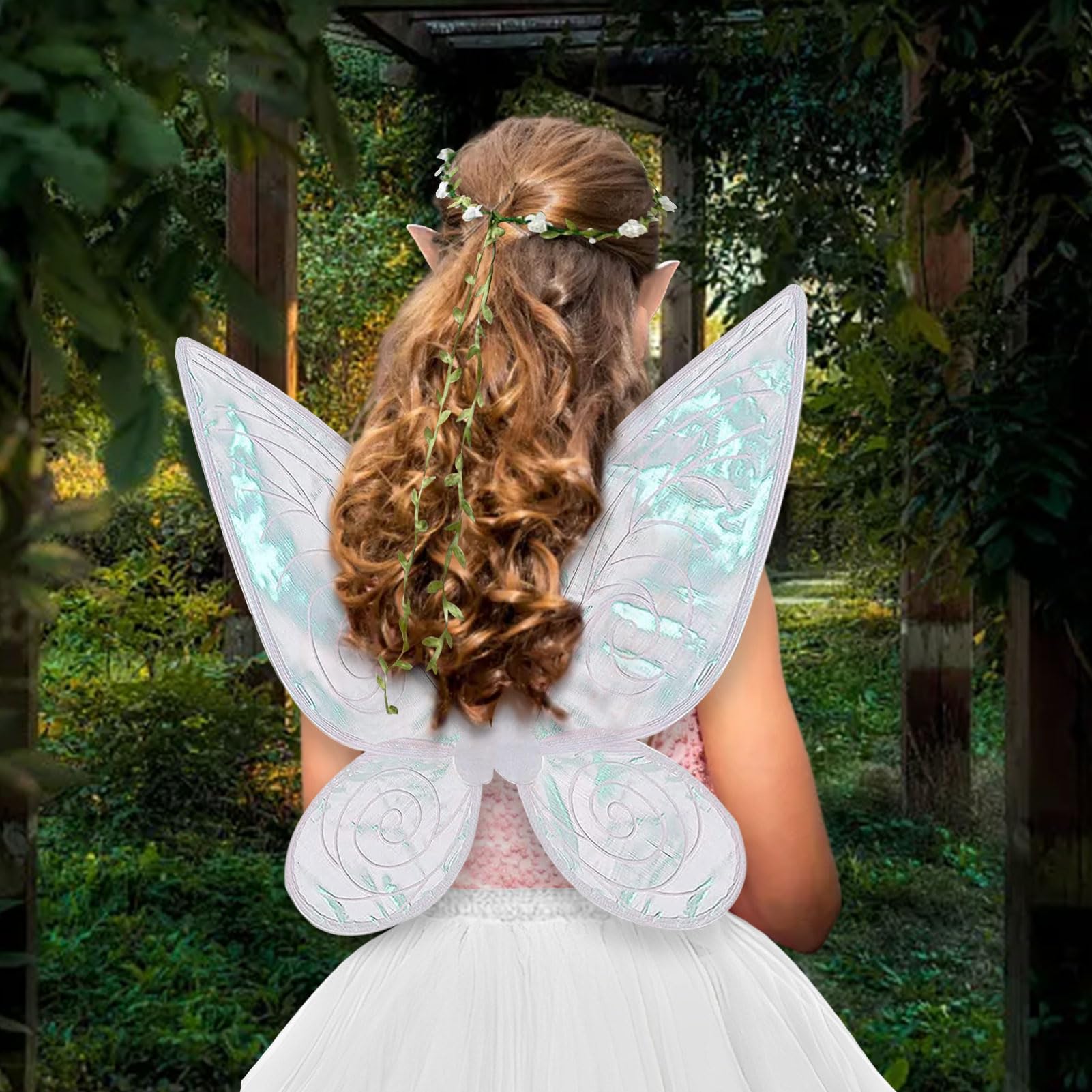 Tinkerbell Flügel Feenflügel Erwachsene, Für Adult Erwachsene Feen Flügel Feen Kostüm Damen Für Winx Club Kostüm Für Karneval Halloween Weihnachten Rollenspiele Comic Con Themed Party(Blau Fairy Wings