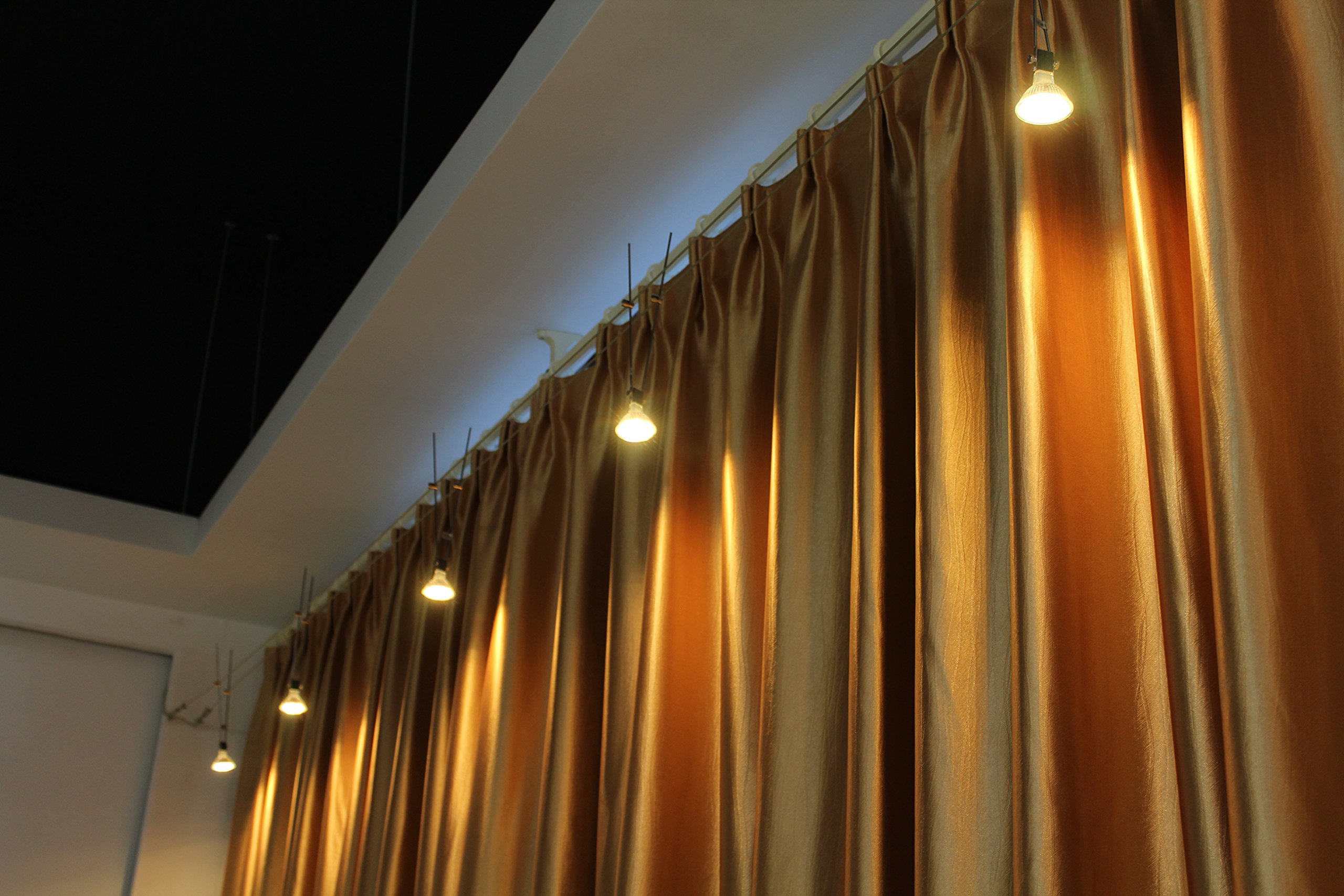 Moderne LED-Seilsystem-Strahler-Spotleuche-Schienensystem 7 x 3 Watt Decken-Wand-Schaufenster-Leuchte Spotlampe Spotligh (7 - flammig)