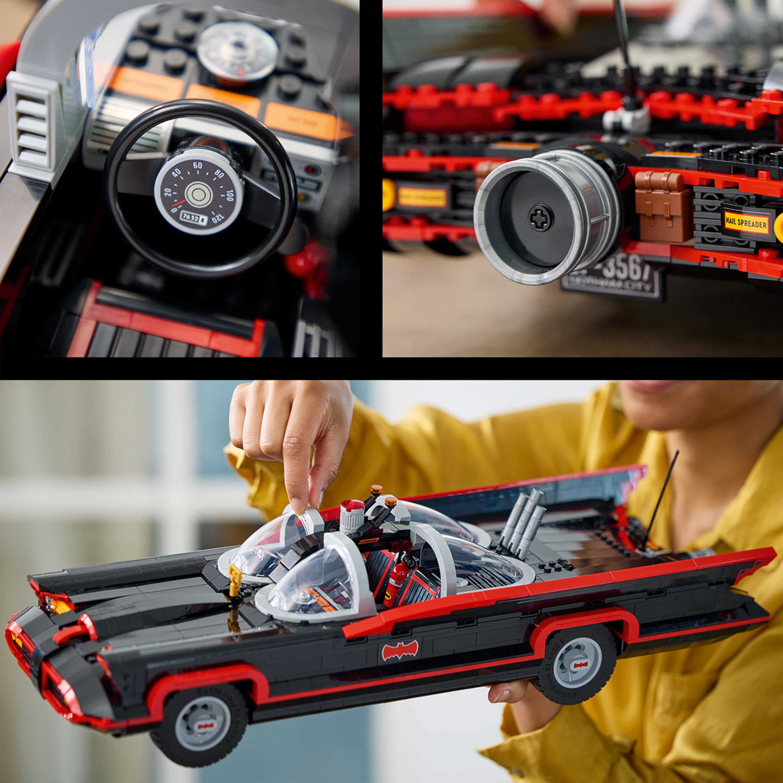 LEGO DC Batman: Klasik TV Dizisi Batmobile 76328 - Yetişkin Süper