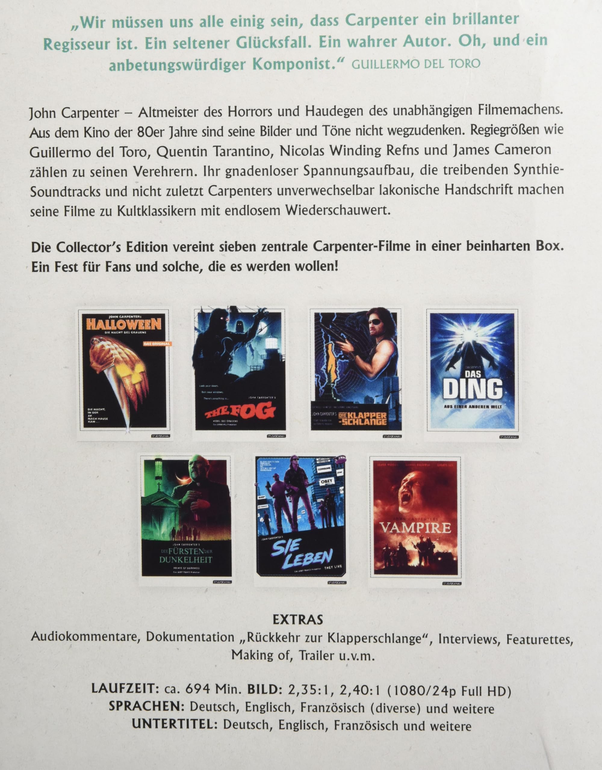 John Carpenter Collector's Edition / Blu-ray