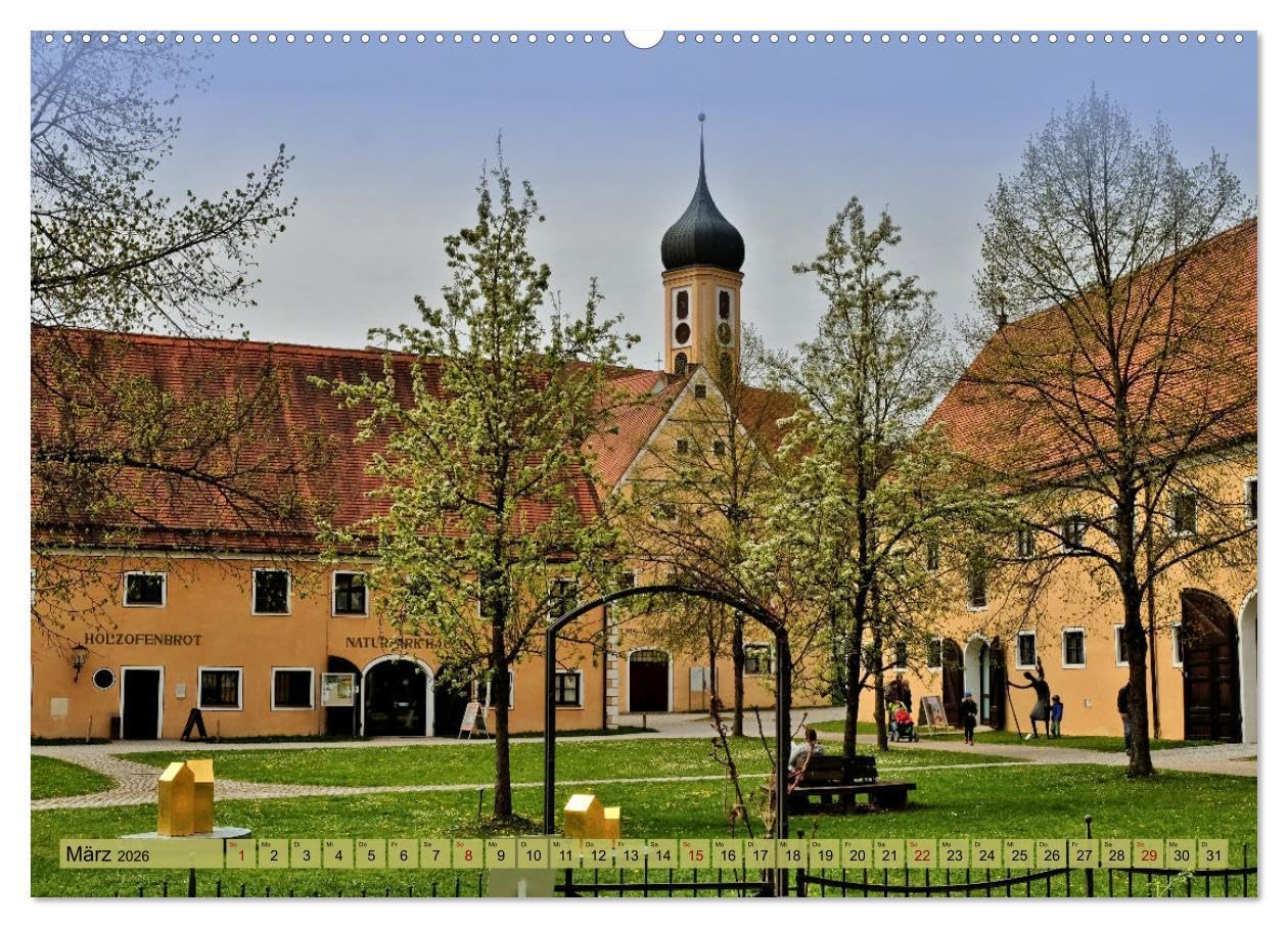 Komm mit Ausflugsziele rund um Augsburg (hochwertiger Premium Wandkalender 2026 DIN A2 quer), Kunstdruck in Hochglanz: Anregungen für Tagestouren in der Nähe von Augsburg (CALVENDO Natur)