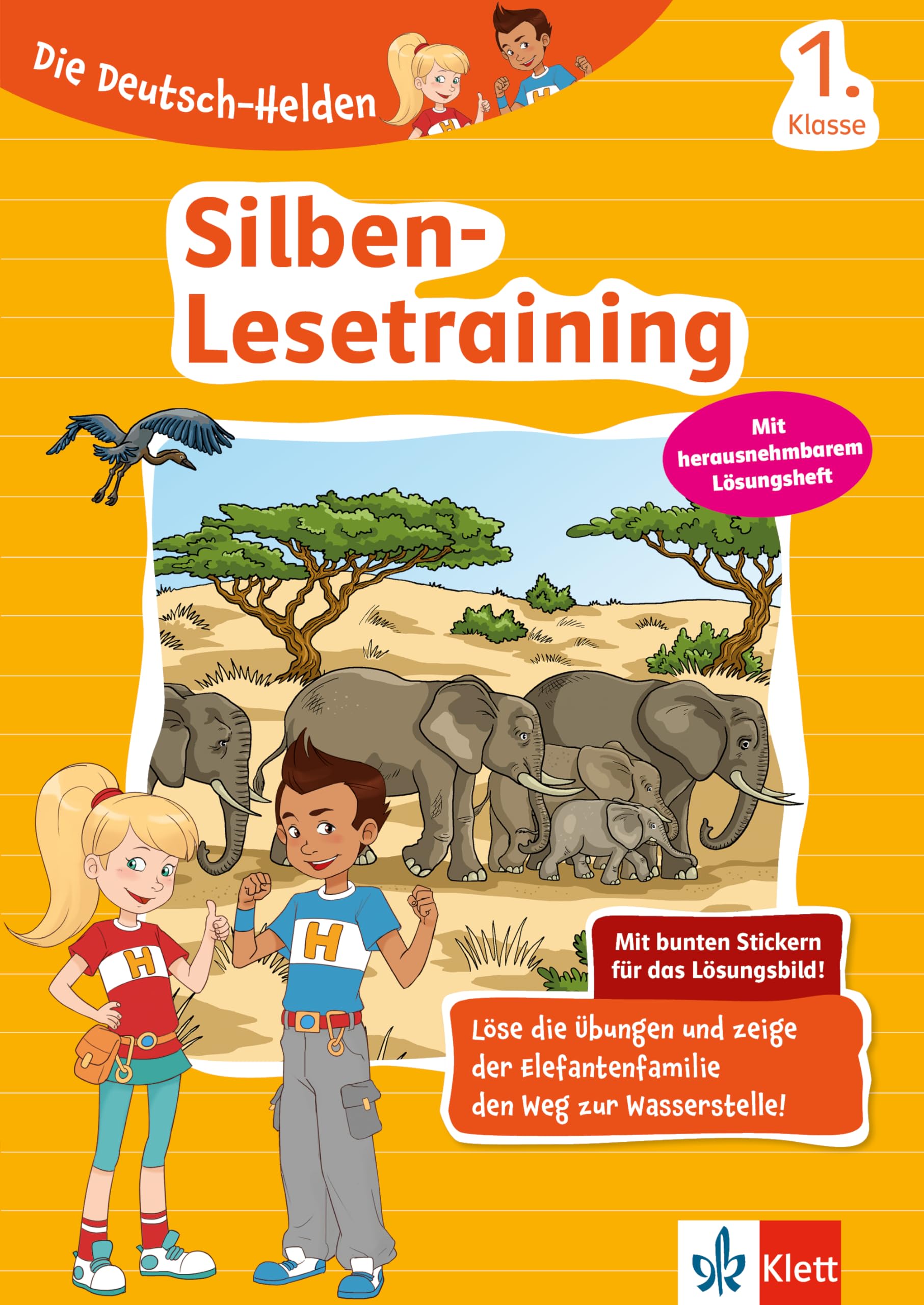 Die Deutsch-Helden: Silben-Lesetraining 1. Klasse: Deutsch in der Grundschule