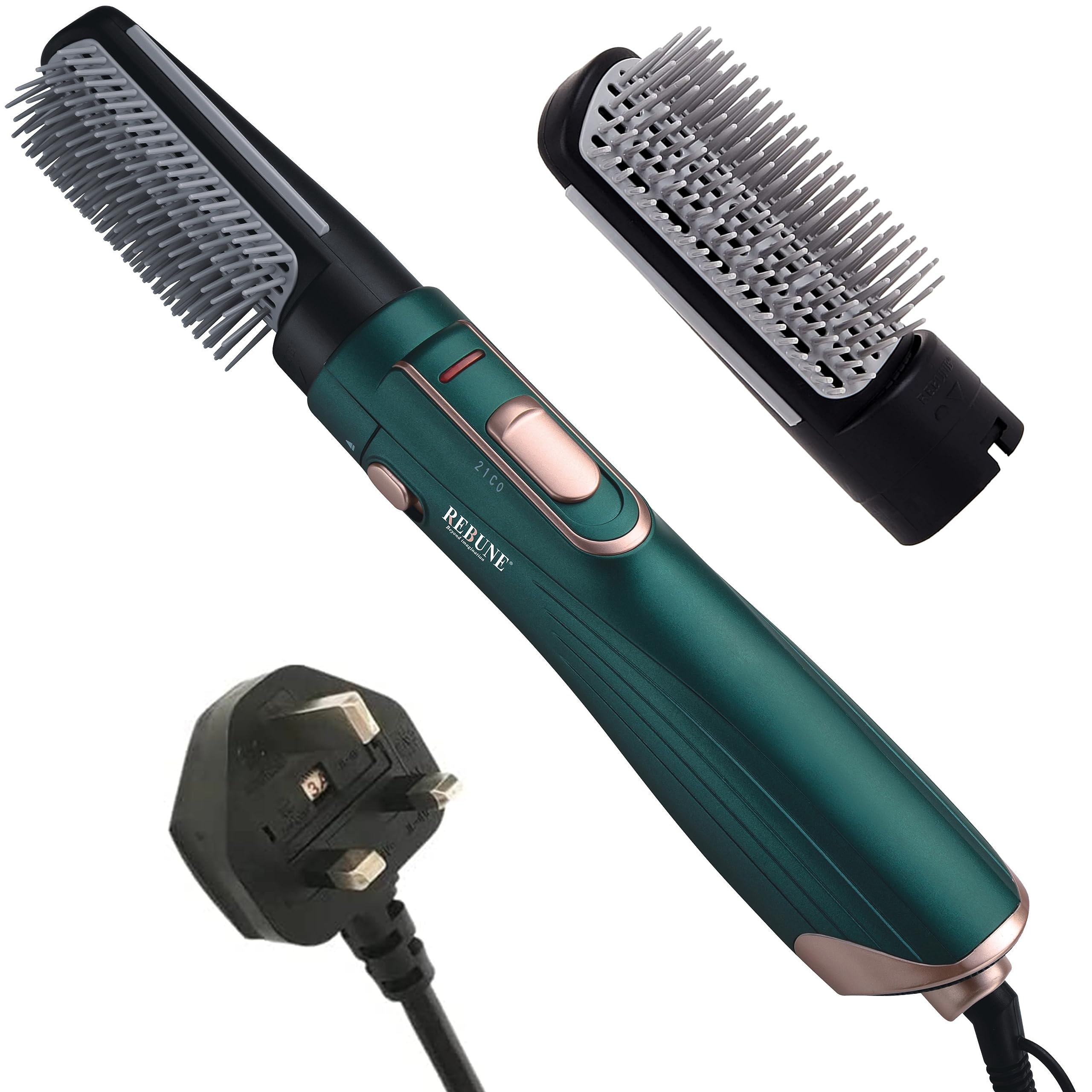 New RE-2025-2 Hot Air Stylers 1200W One-Step Hair Styler Volumizer Hair Dryer Brush