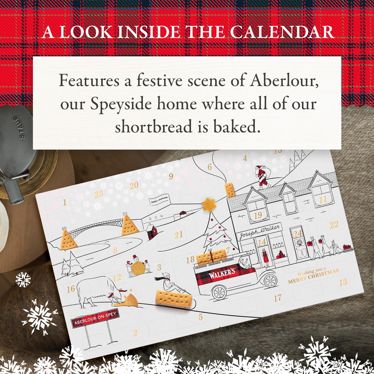 Amazon.com: Walker's 2023 Advent Calendar with Shortbread Cookies from  Scotland - 28 Count (10.4 oz) - Limited Edition Cookie Box with Christmas  Cookies in Various Shapes and Flavors : Walkers: Grocery & Gourmet Food