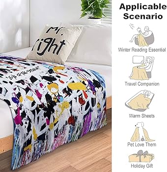 Amazon｜ブランケット ワンオクロック One Ok Rock ひざ掛け 毛布 大判