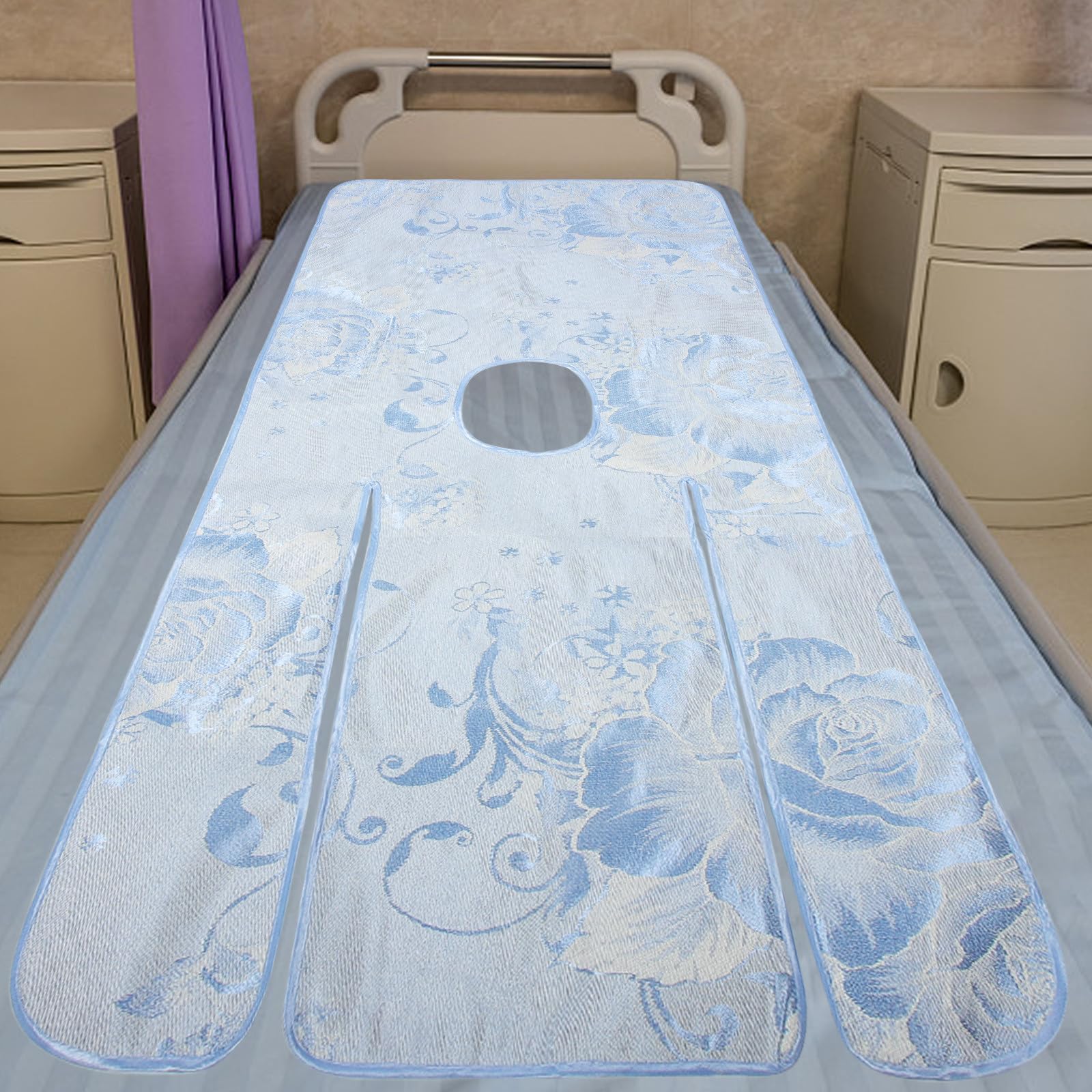 Kühlmatte für Bett aus Atmungsaktiver Seide Komfortable Schlafmatratze für Pflegebetten für Ältere Menschen und Patienten im Sommerurlaub