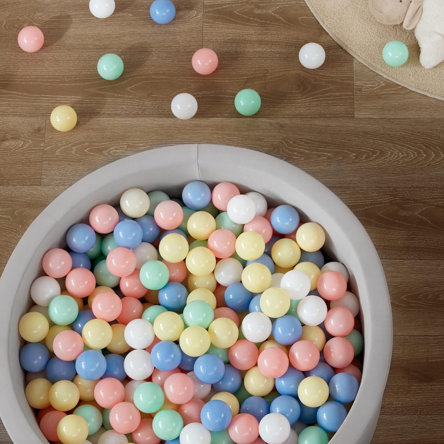 Coolever foam ball pit for toddlers 13, Soft Memory Foam
