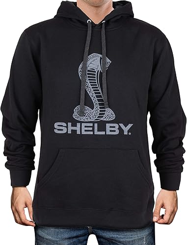 Shelby American Cobra Super Snake Logo Hoody - Negro