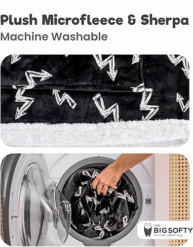 Miniatura 3 de Manta deportiva con capucha para hombres y niños, manta de gran tamaño para niños, adolescentes, adultos, fútbol y baloncesto con capucha para niños