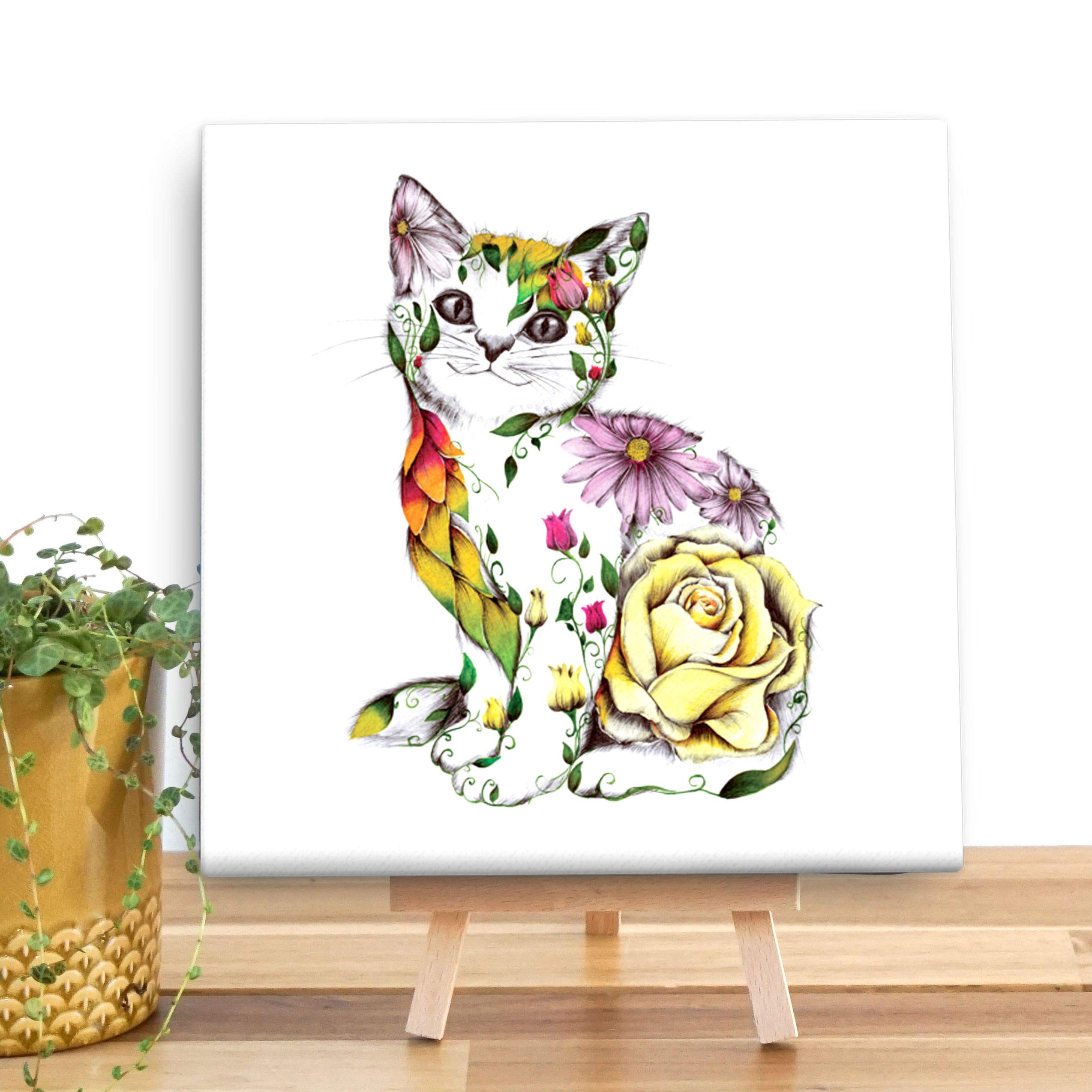 Rosie Mini Wooden Canvas