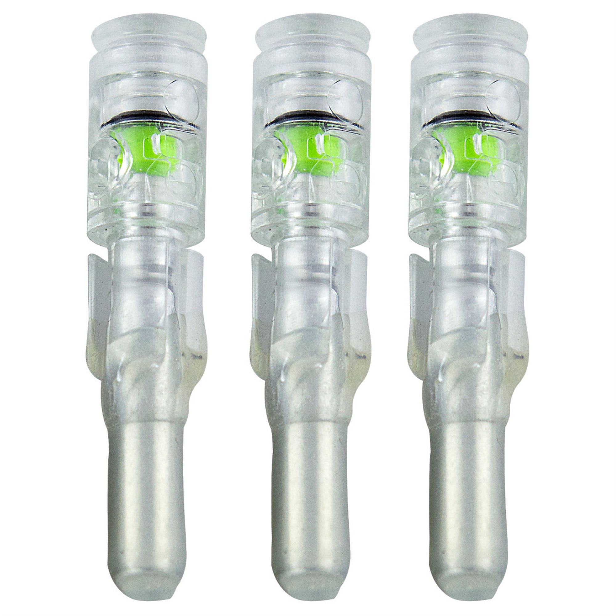 Nockturnal Lighted Nocks Grn 3Pk Nt-405