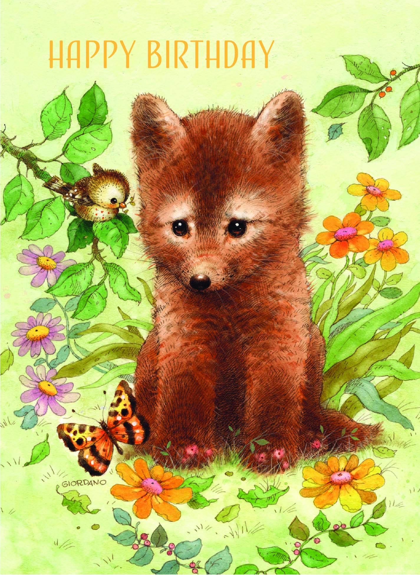 HTL Card-Boxed-Childrens Birthday-Cuddly Critters (Box of 12)