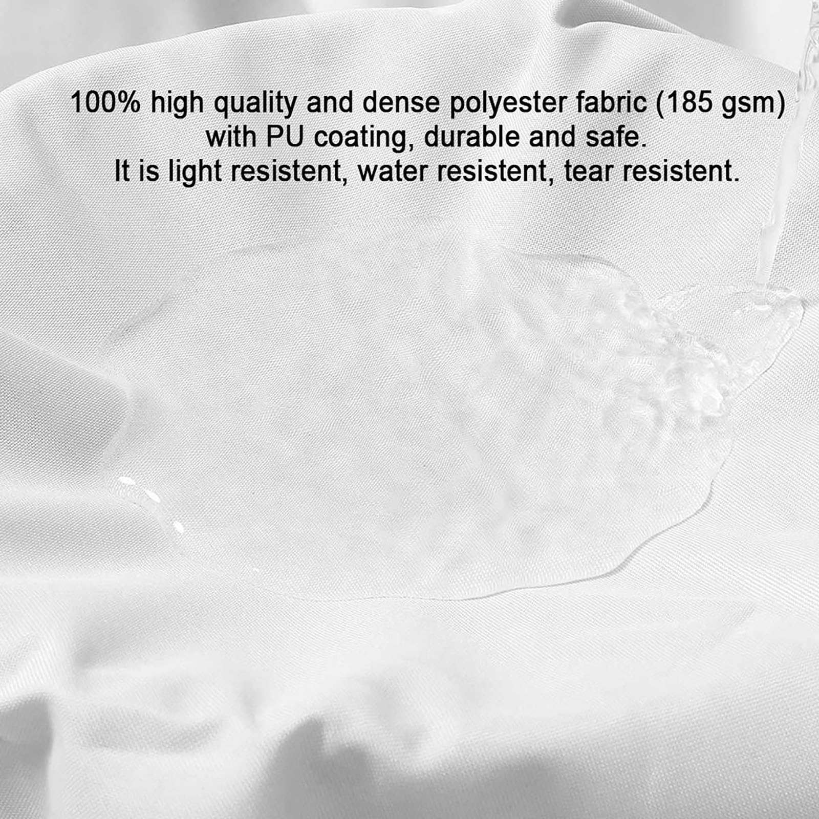Vela Ombreggiante Impermeabile 120 x 500 cm Protezione Raggi UV 98% Impermeabile Poliestere Antistrappo Robusto e Stabile Rete Ombreggiante per Esterni per Giardino, Verde Scuro