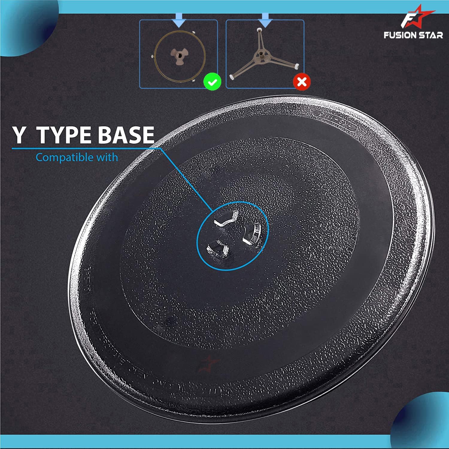 Panasonic Microwave Turntable Plate - 10 Inch Glass -4