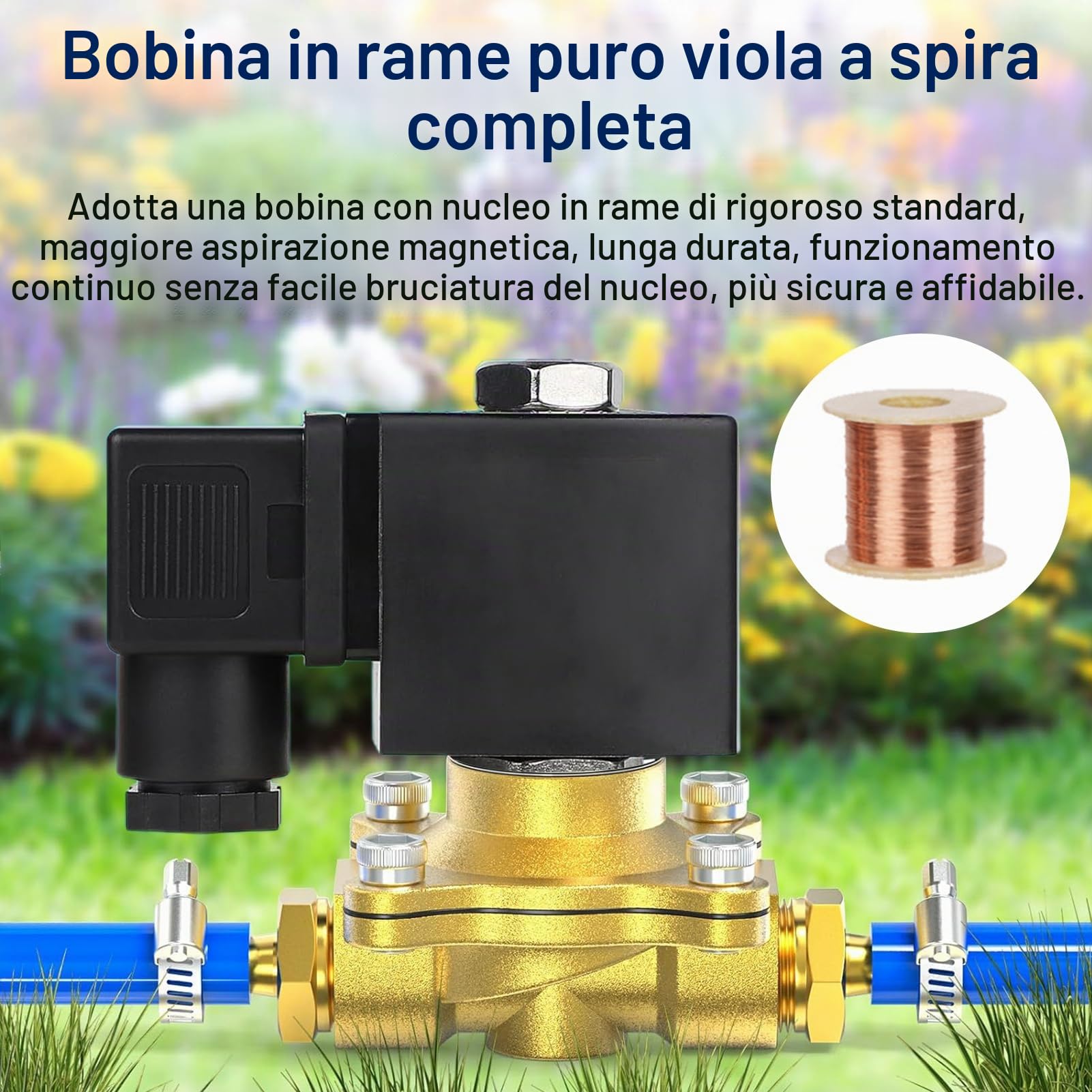 Électrovanne en laiton,1/2" 220 V en Électrovanne,Solenoid Valve magnétique en laiton,électrovanne électrique en laiton,Laiton Electrique Électrovanne,Laiton Électrovanne Magnétique Électrique