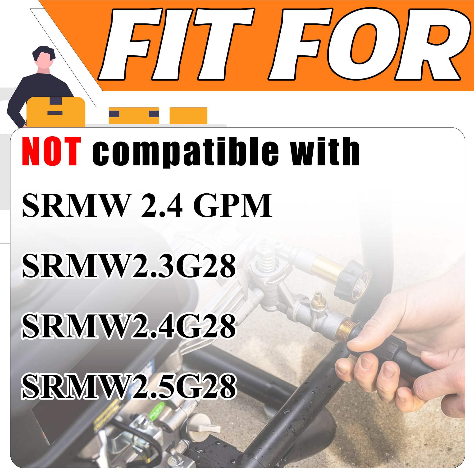 Tête de pompe de nettoyeur haute pression avec déchargeur et soupape de décharge thermique de rechange pour Troy Bilt RMW/SRMW Series (convient aux RMW2.2G24, SRMW2.2G26) Remplace #AR42940