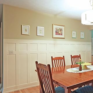 27 Guest Bathroom Ideas To Impress Every Visitor 27 Board and Batten Wainscoting Kit, Easy Installation, Real American Hardw...