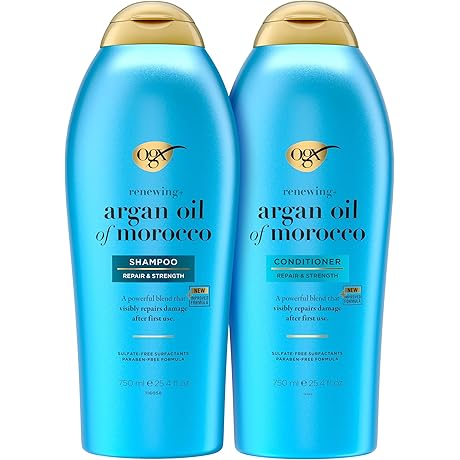 Renewing + Argan Oil of Morocco Shampoo and Conditioner