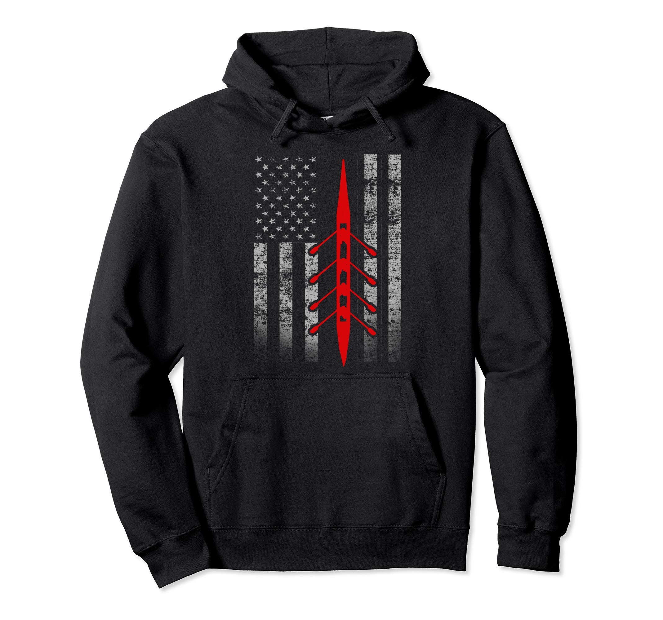 Cool Rowing Flag ClothingRowing Flag Hoodie - Rowing Boat Flag Hooded Sweatshirt Pullover HoodieOEKO-TEX STANDARD 100