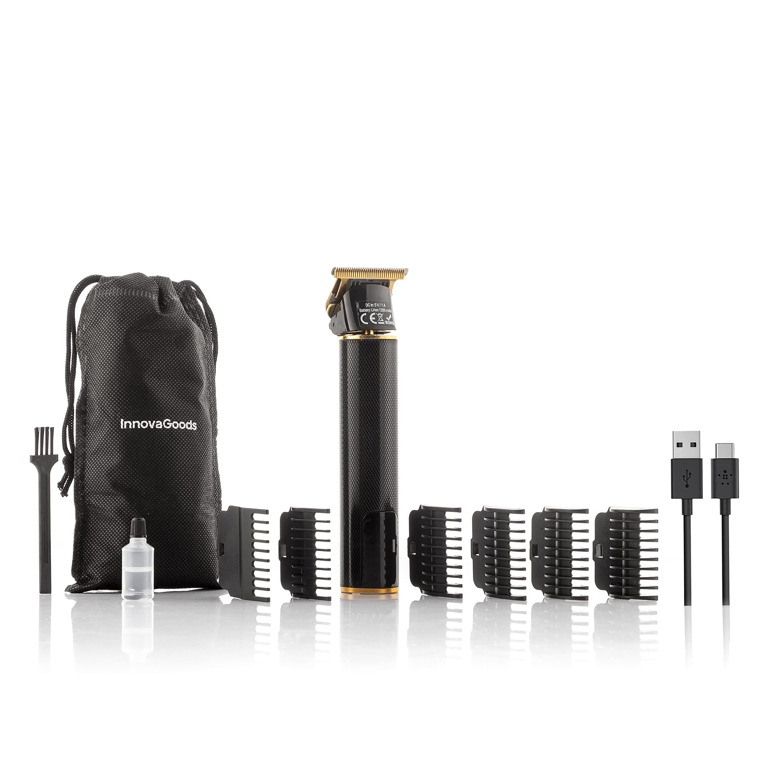 Tondeuse à Cheveux Professionnelle Rechargeable avec Accessoires V0103734 InnovaGoods