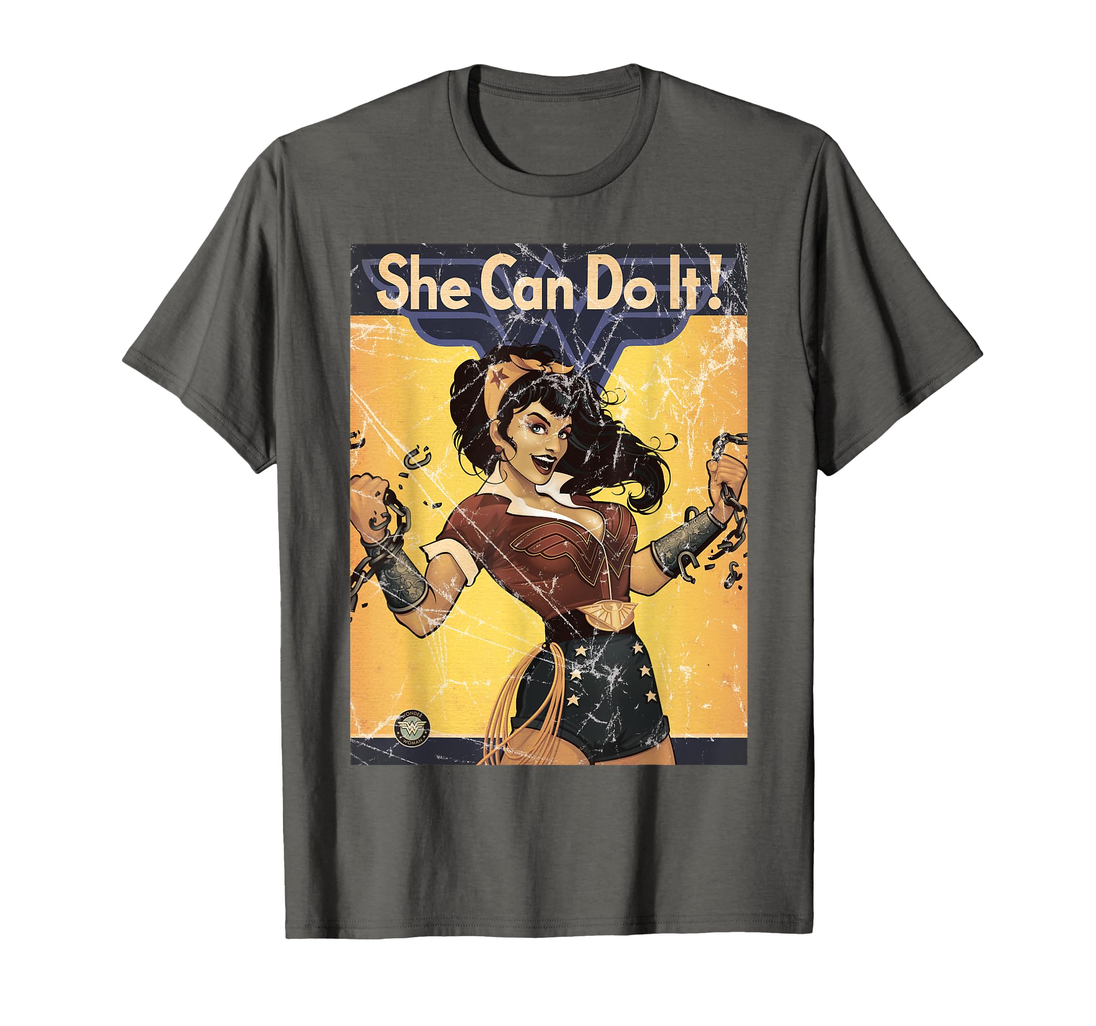 DC Bombshells Wonder Woman Poster Do it T-Shirt