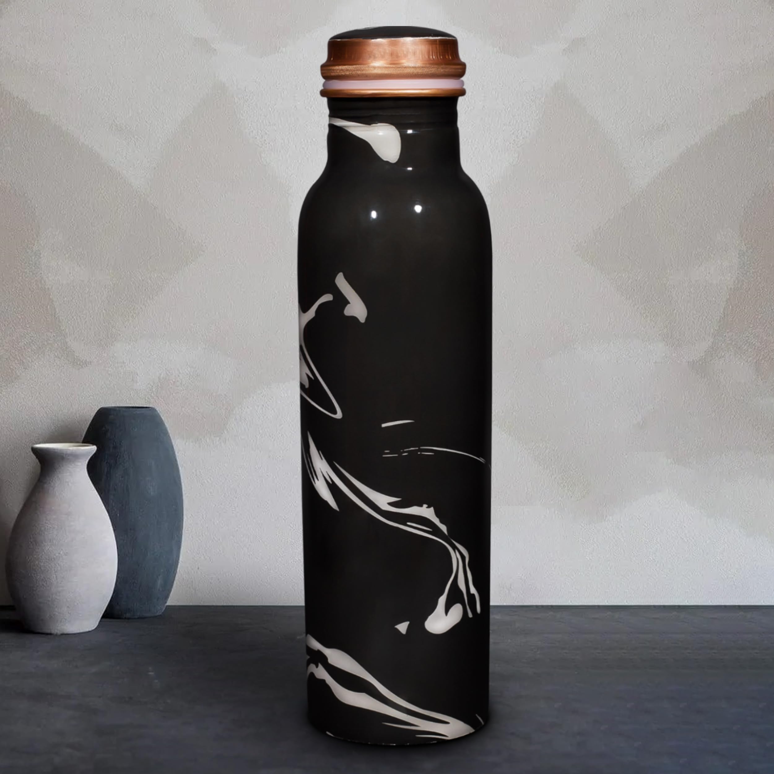 Allo Pure Copper Water Bottle - 1L Leakproof -1