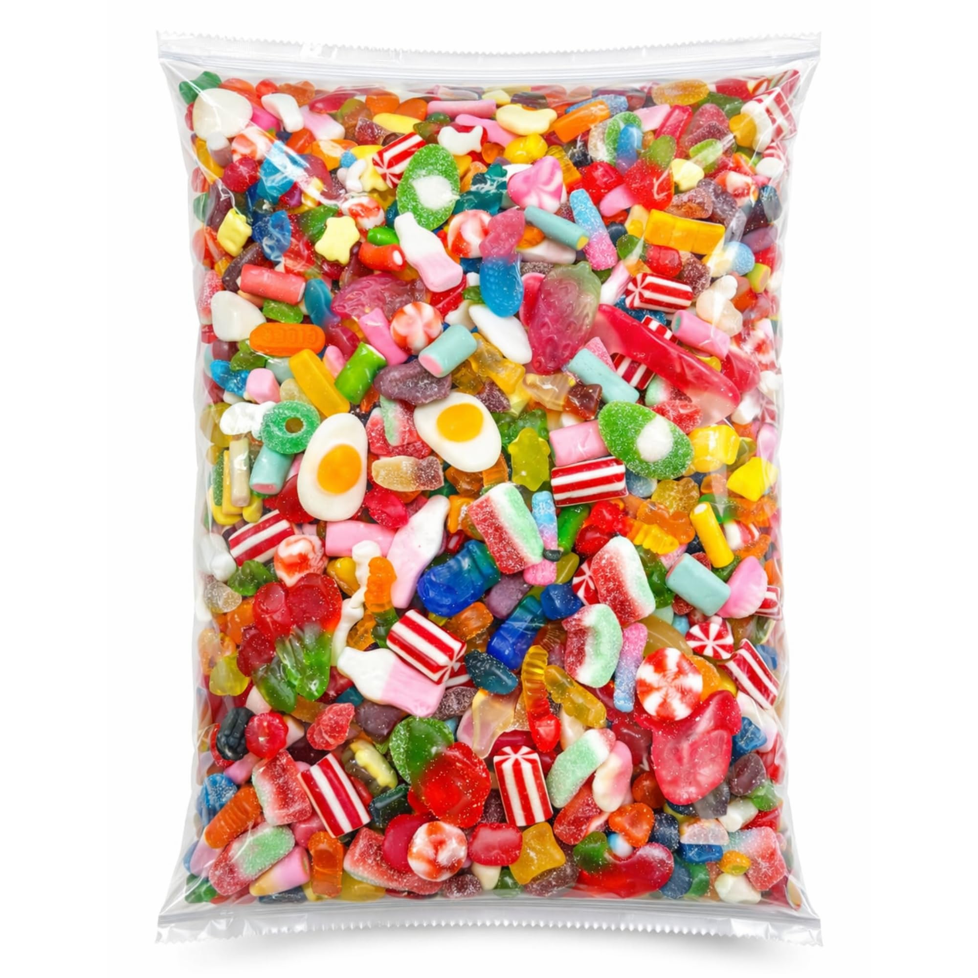 GRO VITS - Pick & Mix Sweets - 500g Pouch Quality Jelly Sweets Classic Retro Candy Selection Assortment Pick and Mix Gummy Gift Bag Candy Sweeties for Gifting