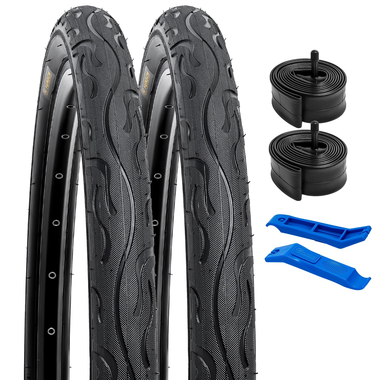 Amazon | YunSCM 2本セット,26 2.125 タイヤ,26x2.125 57-559 自転車