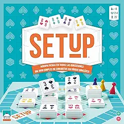 asmodee, SETUP,Jogo de Tabuleiro para Amigos, Idade +8, 2-4 jogadores, Partidas de até 20 min