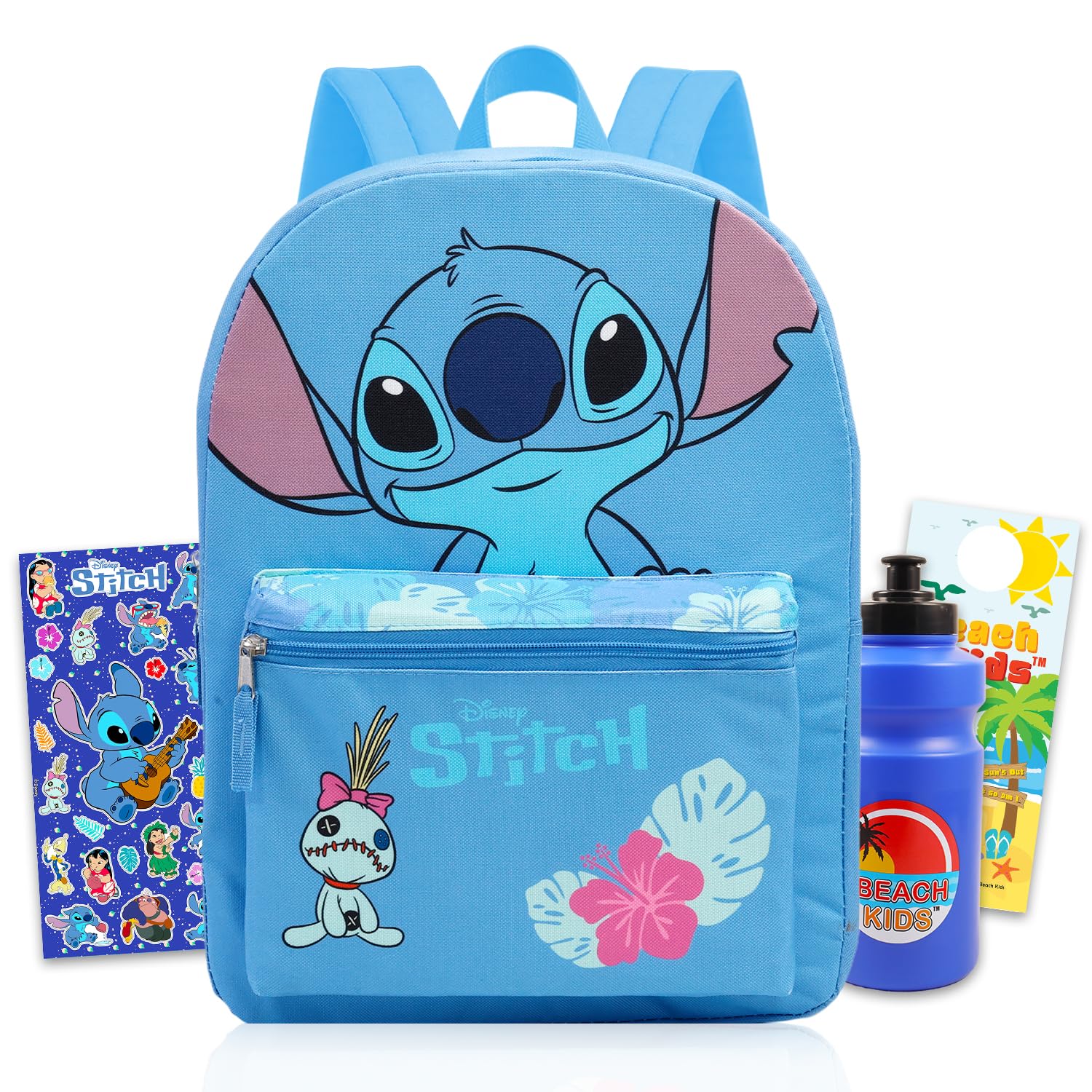 Stitch Backpack for Kids School Bundle w/ 16" Bookbag, More
