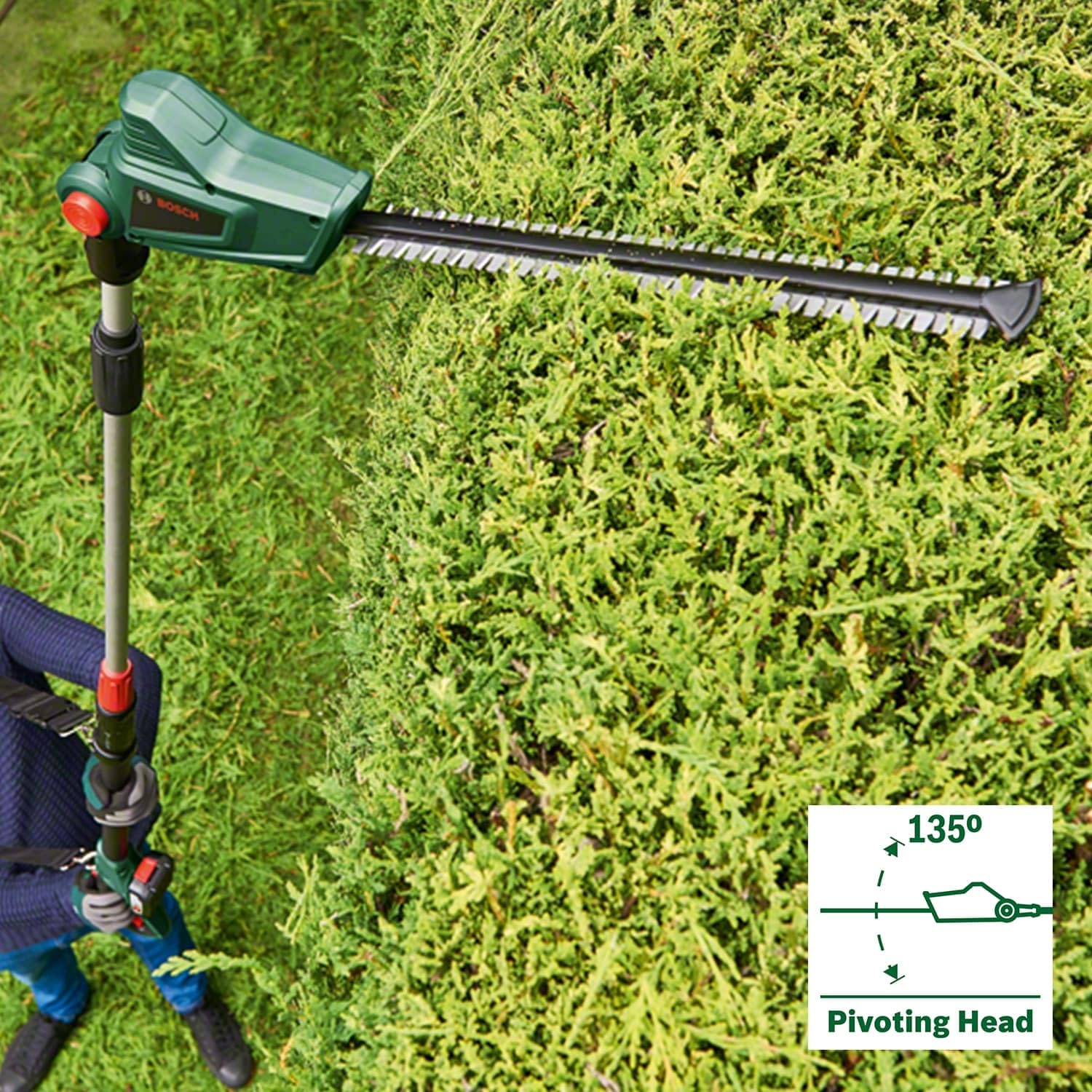 Bosch UniversalHedgePole 18 Akku Teleskop Heckenschere 18V System