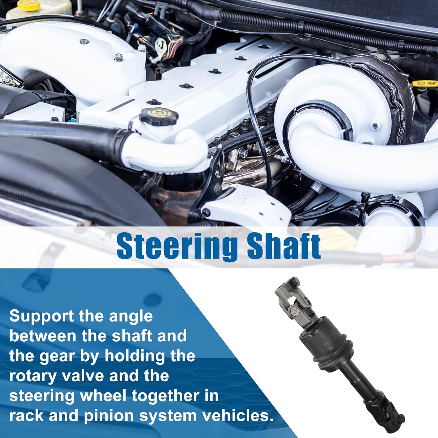 X AUTOHAUX Steering Shaft for Chevrolet Malibu 2004-2012 for Chevrolet Corvette 2017-2019 for Pontiac G6 2005-2010 for Saturn Aura 2007-2009 Intermediate Steering Column 20821325 25962603