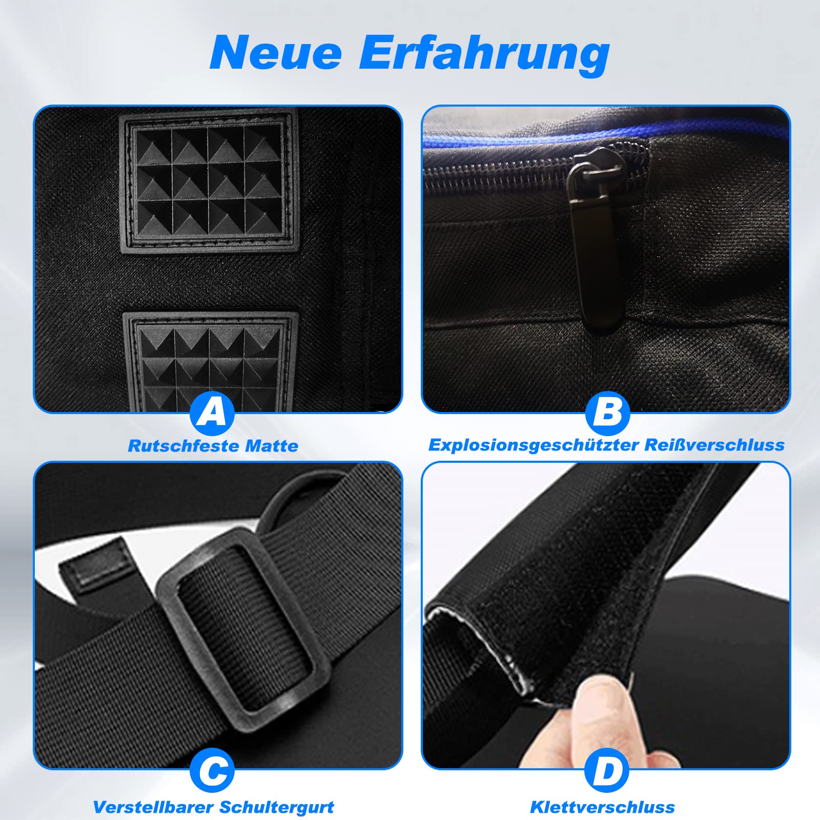 Sac pour PS5,Sacoche pour PS5 Console et Manette,Sac de Voyage Étui pour PS5 Antichoc Sac Transport pour PS5 Console Disc Digital Edition/Carte de Jeu/Casque Jeu/Base de Console/Accessoires