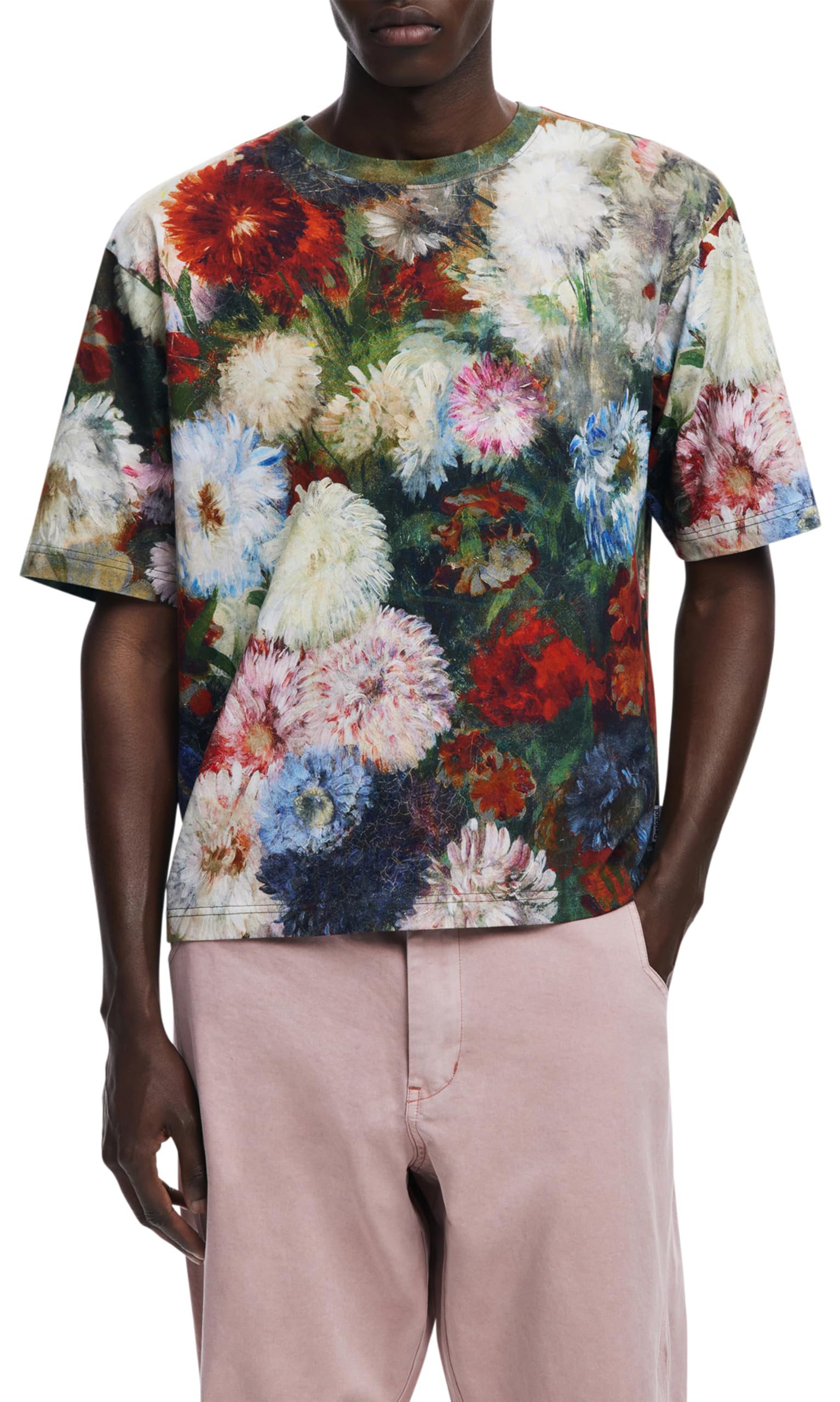 Desigual Herren 25wmtk17 T-Shirt (1er Pack)