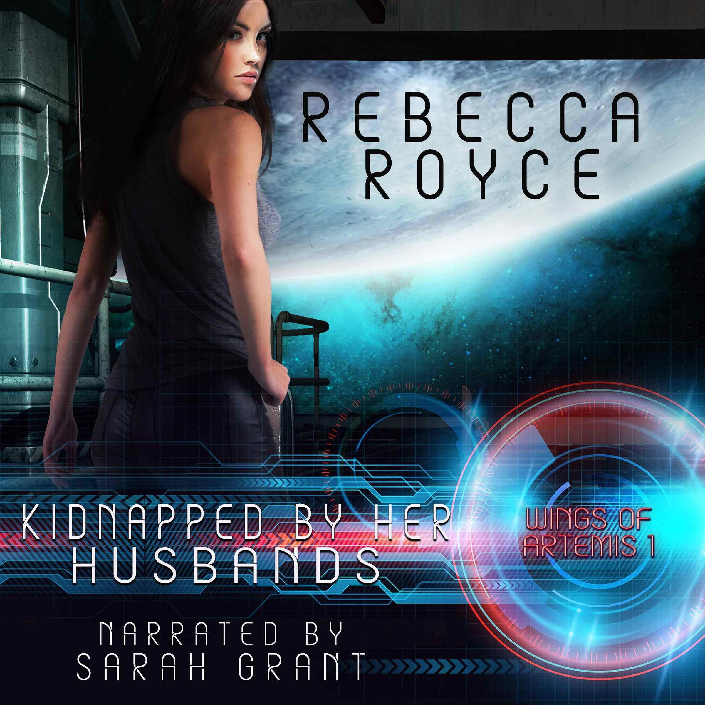 Cover art for Kidnapped by Her Husbands: A Reverse Harem Science Fiction Romance