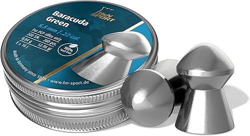 H&N Baracuda Green Lead-Free Domed Pellets