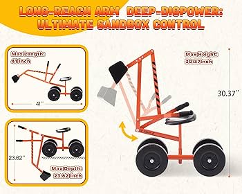 Amazon.com: Albott Ride On Sand Digger Excavator Toys
