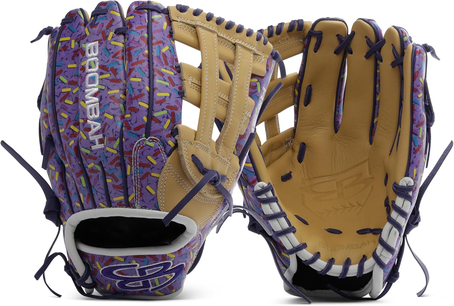 Boombah Softball Fielding Glove B4 H Web - Sprinkles Print - Multiple Colors & Sizes