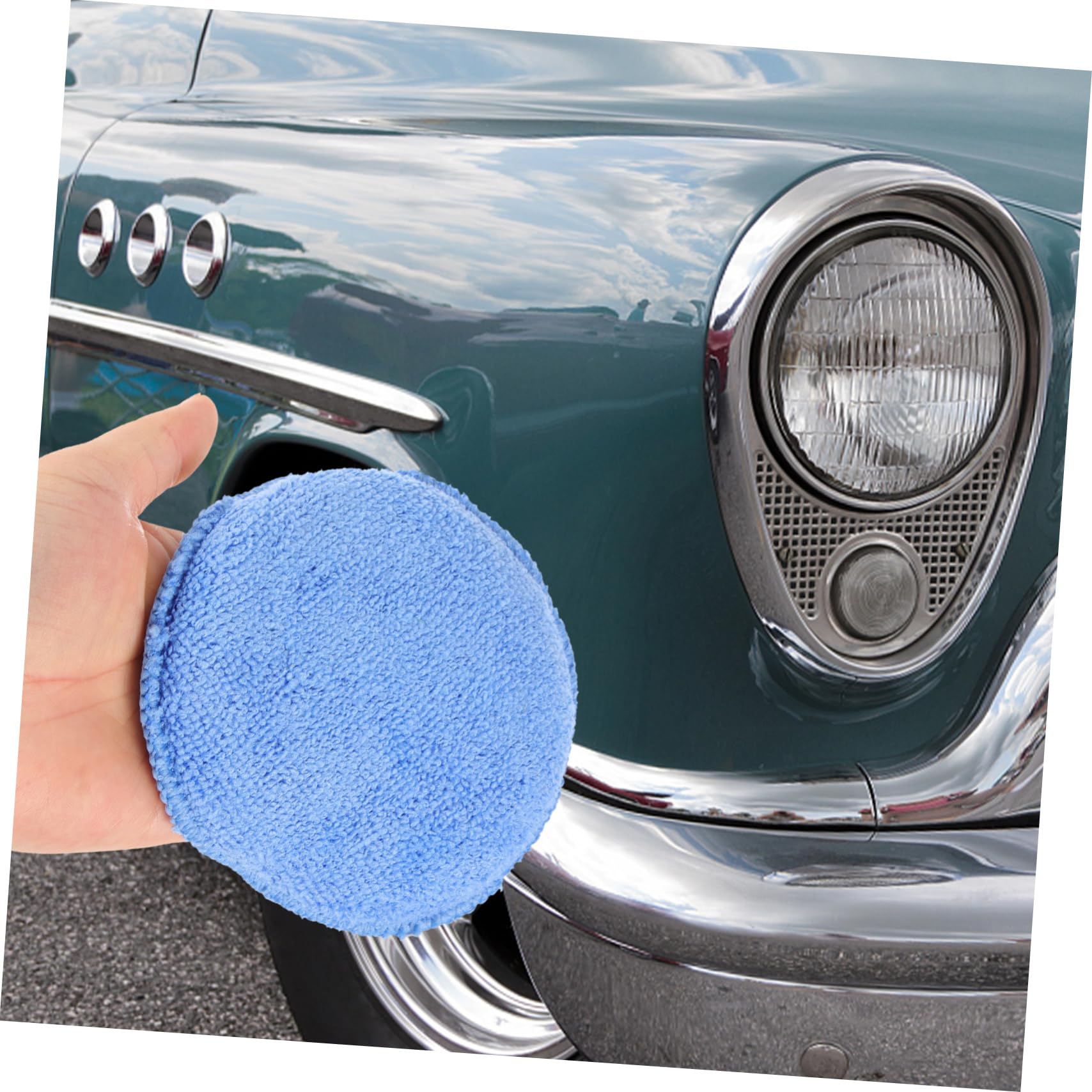 Mobestech 40stücke Teiliges Auto- - -pads Mikrofaserschaum Polierschwämme Für Autopflege Und Ergonomisches Design Für Müheloses Und Waschen
