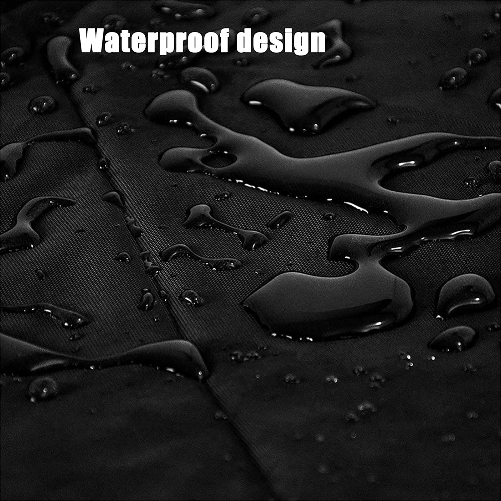 Copertura Tetto Dondolo Impermeabile - Ricambio In Oxford 210D Con Rivestimento PU, Anti-UV E Anti-Acqua, Grigio 164x114x15 Cm - Foto 7